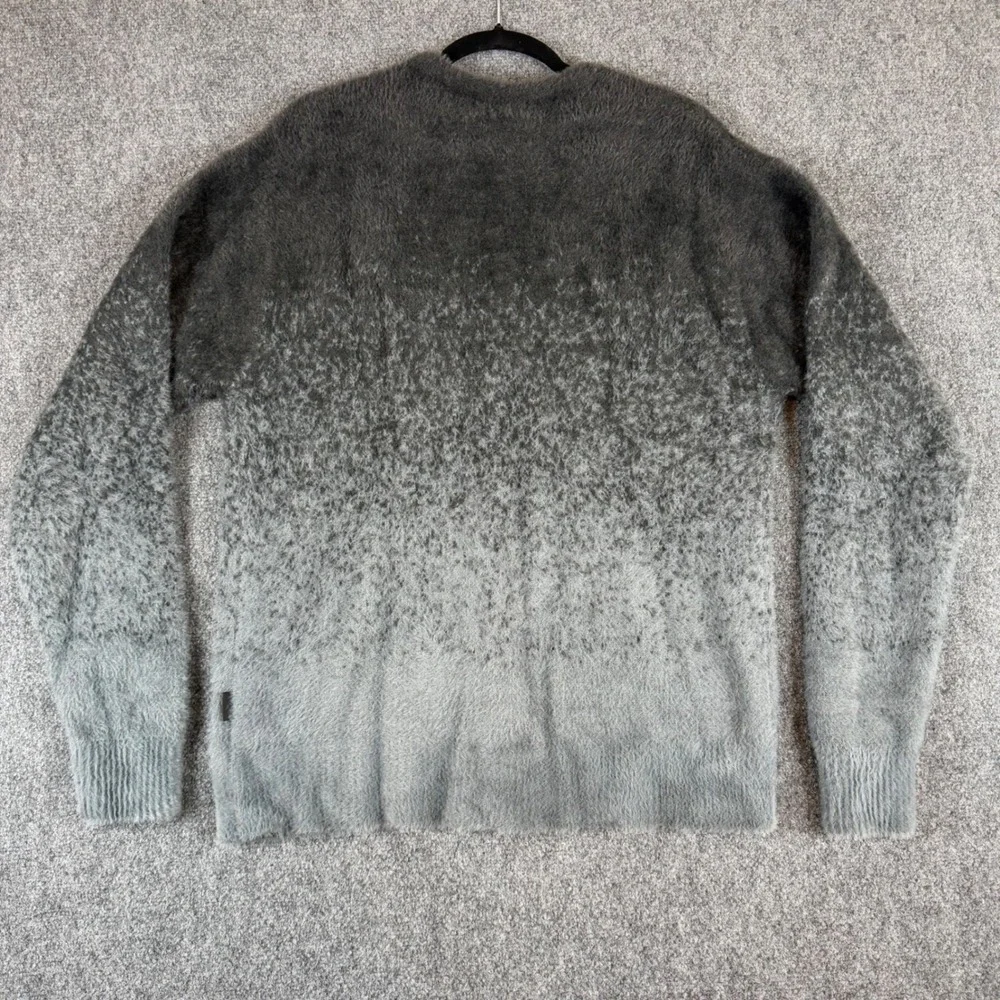 Jordan Flight Heritage Men Ombre Cardigan Sweater Smoke Grey Size Small NWT